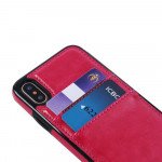 Wholesale iPhone XS / X Leather Style Credit Card Case (Red)